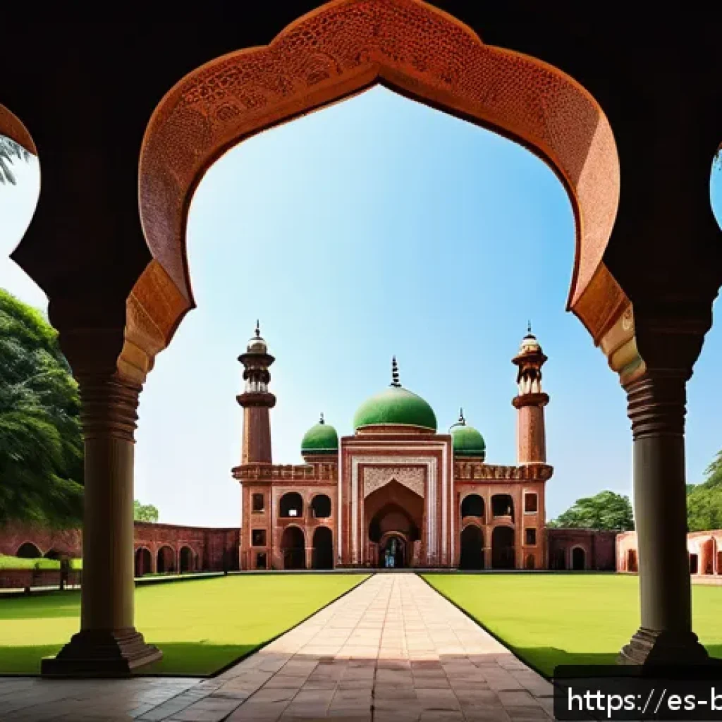 방글라데시의 이슬람 사원 - A majestic Mughal-style mosque from the 15th century in Bagerhat, known as the Sixty Domes Mosque, f...